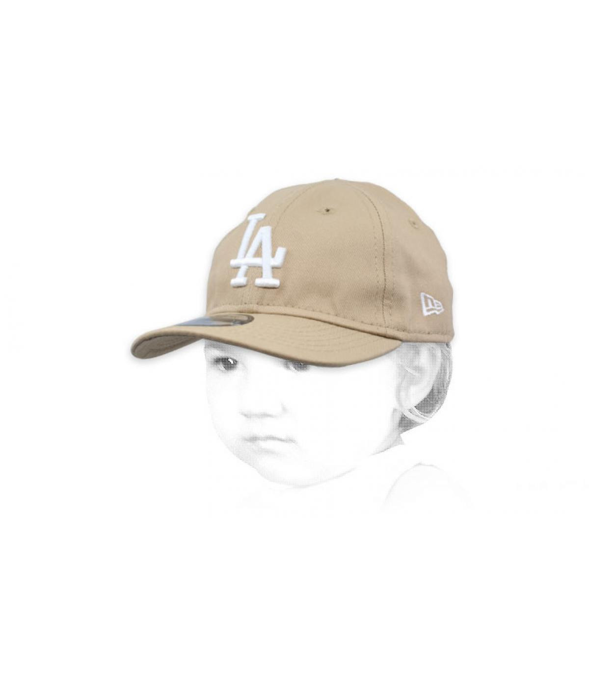 berretto beige LA Baby League Ess 9Forty LA camel